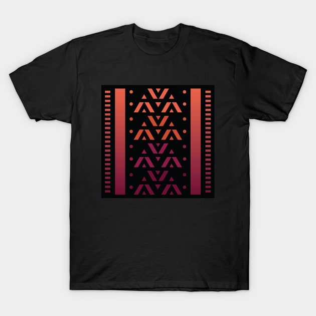 “Dimensional Awakening (1)” - V.3 Orange/Red - (Geometric Art) (Dimensions) - Doc Labs T-Shirt by Doc Labs